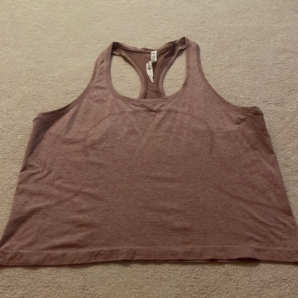 Lululemon, size 18, swifty tank in pink - Picture 1 of 4